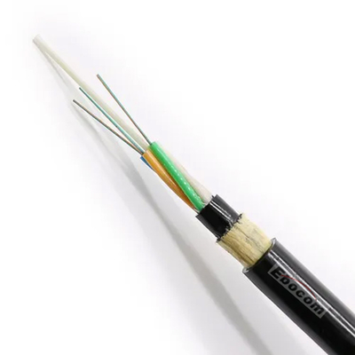 High speed ADSS fiber Optica cable outdoor g652d 24 core hilos single mode span 300 Aramid yarn double PE jacket