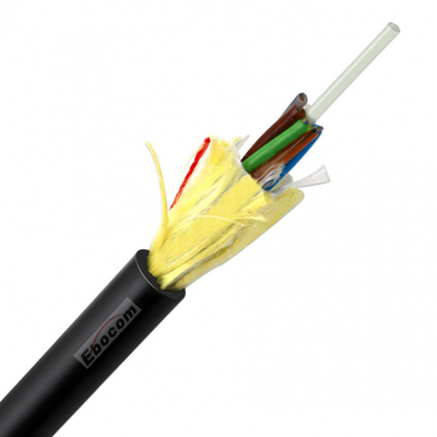 high quality ADSS fiber Optica cable outdoor g652d 12 24 58 80 core hilos single mode span 200 single PE jacket