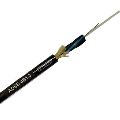 high quality ADSS fiber Optica cable outdoor g652d 12 24 58 80 core hilos single mode span 200 single PE jacket