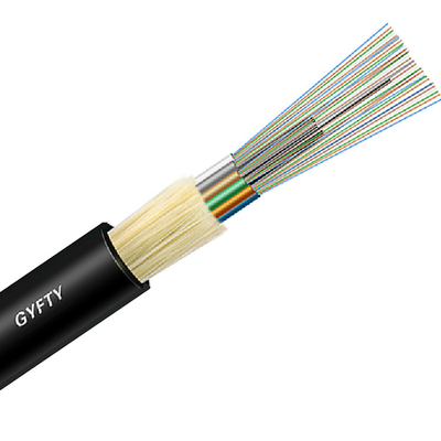 Strong tensile resistence ADSS Fiber Optical Cable 8 core span 100 200 300 single Sheath PE Jacket Black color