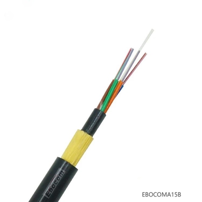 Overhead ADSS Loose Tube Stranded SM Fiber Optical ADSS Cable for sale