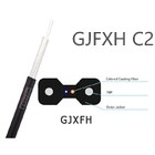 GJFXH outdoor drop cable light ftth 1/2/4 core fiber optic  Single mode G657 fiber lszh material lszh networking