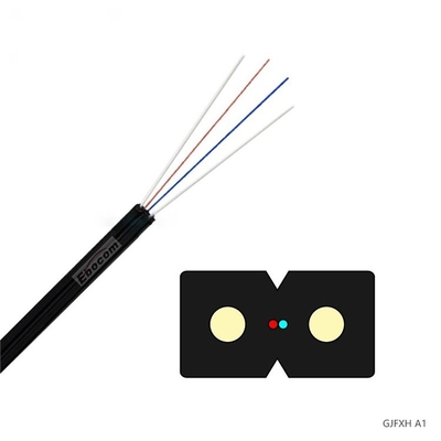 GJFXH outdoor drop cable light ftth 1/2/4 core fiber optic  Single mode G657 fiber lszh material lszh networking
