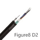 GYTC8S Fiber Optic Cable  4 6 12 48 96 core G652D PE jacket aerial Outdoor Loose Tube Self Support internet construction