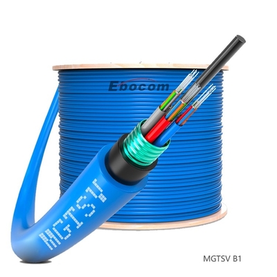 Flame retardant MGTSV Optical Fiber Cable 144 Core SM Stranded Loose Tube Armored Mine inter-office communication