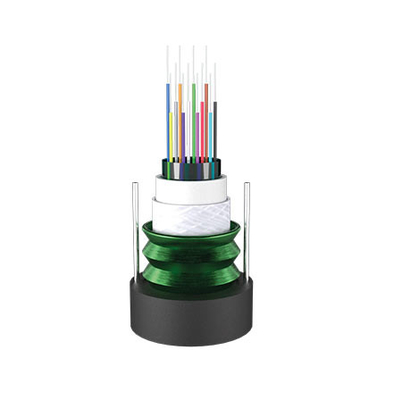 Outdoor GYXTW Optical Fiber Cable 2-24 core G652D PE jacket  for Duct Aerial Wholesale Price