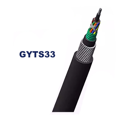 High Performance GYTA33 24 48 96 Core Fiber Optic Wire Outdoor G652D Fiber Optic Cable for Direct Buried