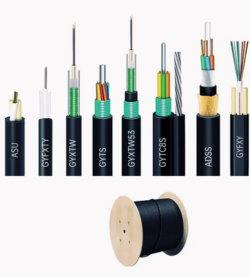 Factory Wholesale GYTS53 GYTA53 Outdoor Direct Buried Fiber Optic Cable Single Mode 12 24 48 Cores for Underground Use