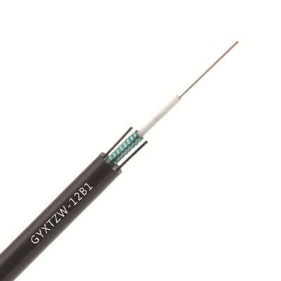 PE Jacket GYXTW Outdoor Fiber Optic Cable Single Mode Central Loose Tube Armored Cable for Aerial Duct Installations