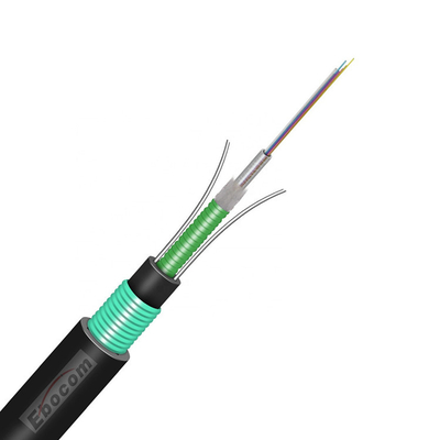 GYXTW Kabel optyczny z oprawą włókna optycznego z jednowarunkowym 2-12 rdzenia taśmą stalową z G652D PE do komunikacji LAN