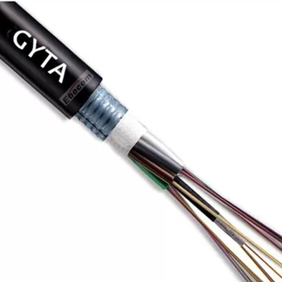 12 Core GYTA Duct Stranded Optical Cable ISO14001 Certified and Strong Tensile for Data Center Wiring System