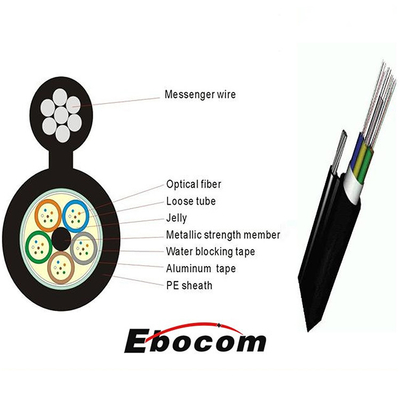 Fig8 GYTC8S Optical Cab Self-Support 12 36 48 96 core Optical Cable with Quality high tensile resistance aerial Internet