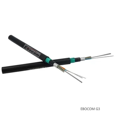 2-144 core GYTS53 GYTA53 underground optical cable SM G652D PE jacket Double Armored long distance communication