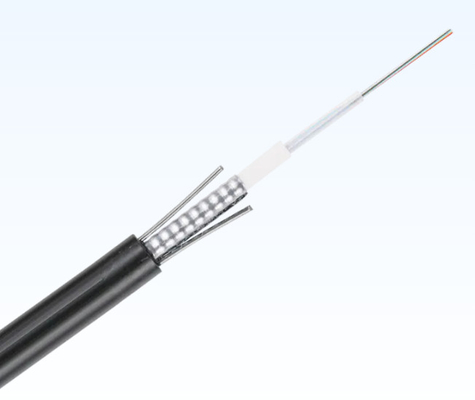 GYXTW Central Tubular Metal Armoured Cable G652D SM MM steel tape for long distance communication and LAN