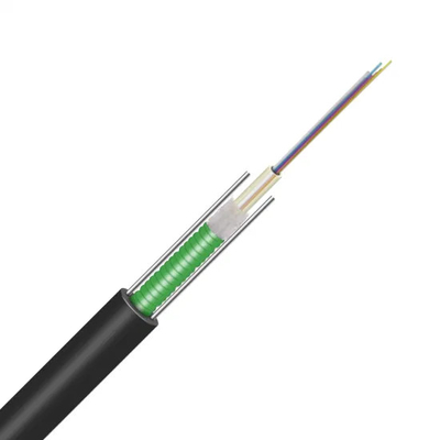 2-24 rdzenia GYXTW Central Tube Fiber Optic Cable z odległością 24 m i certyfikatem ISO45001