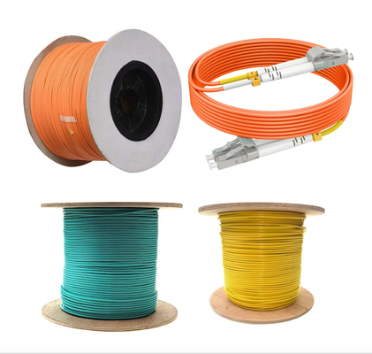 2.0 3,0 mm Kabel światłowodowy w pomieszczeniach z okładką LSZH lub PVC 0,9 mm szczelne włókno buforowe do przewodów patch SM OM1 OM2 OM3 OM4