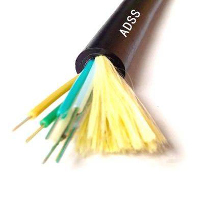 Kabel ADSS Włóknooptyczny 48 Rdzenia G652D Jednorazowy dla 100m Rozpiętości.