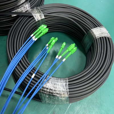 Wyposażone w 1 rdzenie G657A1 FTTH Drop Cable Patch Cord z SC UPC APC Connectors 50M 100M