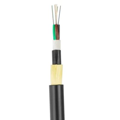 ADSS 48 Rdzenia Kabel światłowodowy podwójny płaszcz kabel całkowicie dielektryczny samopodtrzymujący się do 200m Span