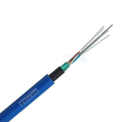 Flame-Retardant MGTSV Mining Fiber Optic Cable 12 24 36 48 60 72 Core Double Jackets For Mining