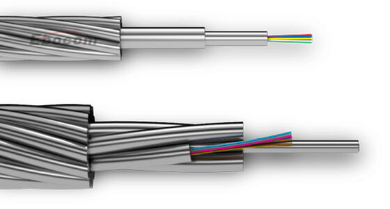 OPGW 72B1-150 Kabel odgromowy napowietrzny 72 96 144 włókna dla wieży 220KV 110KV Komunikacja