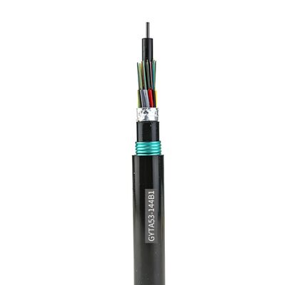 48/96/144 Rdzeń GYTA53 Kabel opancerzony włóknistym ciężko napędzany kanał podziemny & zakopany